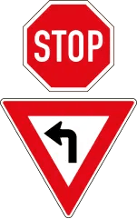 Stop/yield sign