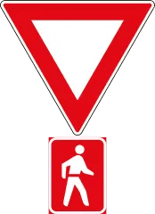 Yield to pedestrians