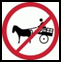Animal-drawn vehicles prohibited