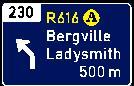 Supplementary exit direction