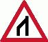 End of dual roadway