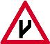 Beginning of dual roadway