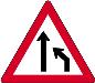 Lane ends